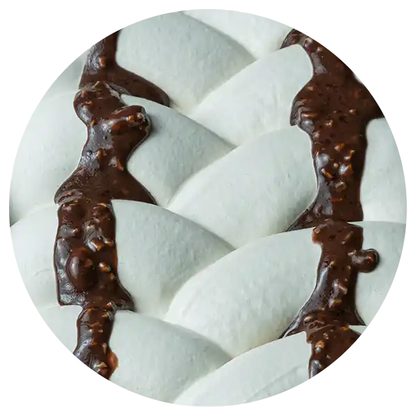 Arahide cu vaiegata ciocolata